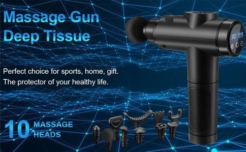 Lcd display massage gun deep - lcd,